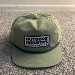 Outdoor Industry Association Green Cap - new